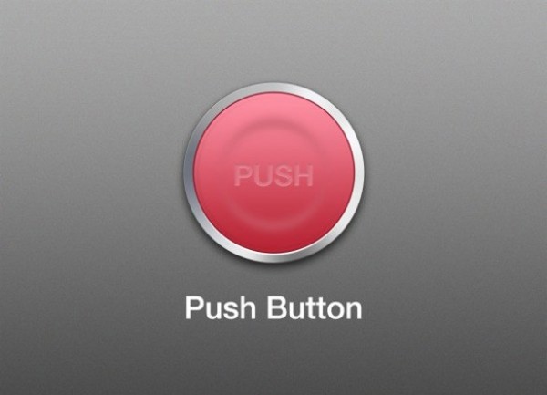 Simple Round PUSH Button PSD web unique ui elements ui stylish red round button red quality push button push psd original new modern interface hi-res HD fresh free download free elements download detailed design creative clean button   