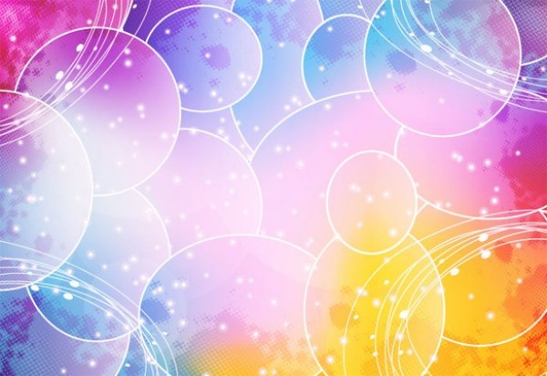 Soft Color Circles Abstract Vector Background web vector unique stylish splatter quality original illustrator high quality graphic fresh free download free eps download design creative colors colorful circles background abstract   