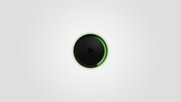 Dark Circular Audio Player PSD web unique ui elements ui stylish simple round quality psd player original new modern interface html5 hi-res HD green fresh free download free elements download detailed design creative clean circular button audio player   