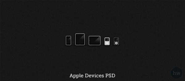 5 Glossy Minimal Apple Devices Icons PSD web unique ui elements ui stylish simple quality original new modern minimal mini iPod iphone ipad interface icons hi-res HD fresh free download free elements download devices detailed design creative clean apple   