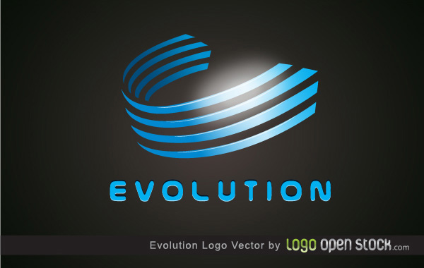 Curved Lines Futuristic Vector Logotype vector technology logotypes logos lines future free download free curves corporate communication blue arc   