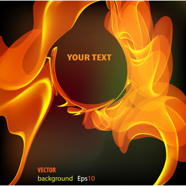 Glowing Flame & Smoke Abstract Background web vector unique ui elements text swirling stylish smoke quality original orange new interface illustrator high quality hi-res HD graphic glowing fresh free download free flames fire eps elements download detailed design creative background abstract   