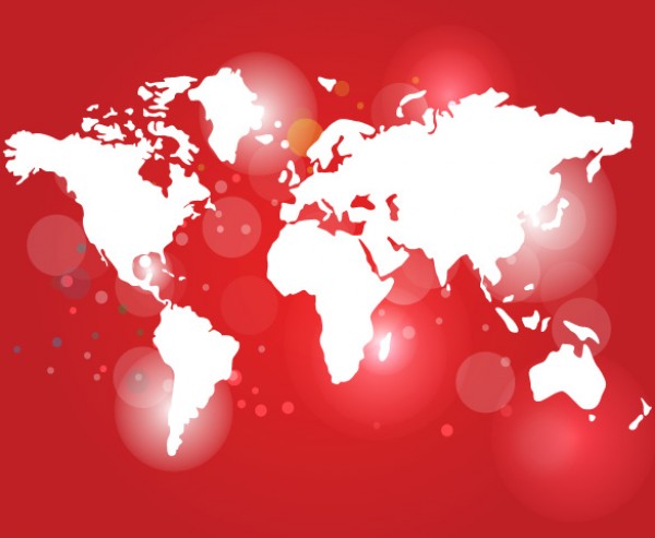 Illuminated Red World Map Vector world map world vectors vector graphic vector unique red quality photoshop pack original modern map illustrator illustration high quality fresh free vectors free download free earth download creative background ai   