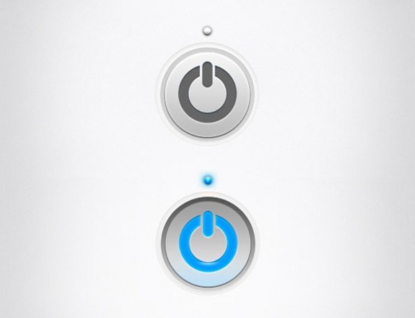 Crisp Power Web Button Set PSD web unique ui elements ui stylish state quality psd power button power original on/off button normal new modern interface hi-res HD fresh free download free elements download detailed design creative clean active   