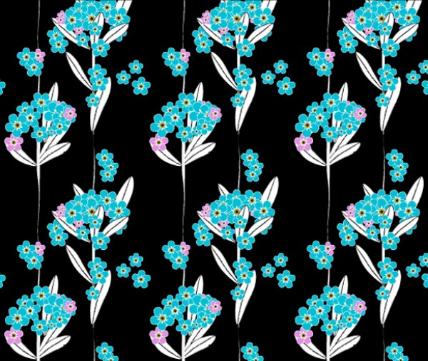 Seamless Forget-Me-Not Vector Pattern web vectors vector graphic vector unique ultimate ui elements texture quality psd png photoshop pattern pack original new modern jpg illustrator illustration ico icns high quality hi-def HD fresh free vectors free download free forget me not pattern flowers floral elements download design creative background ai   