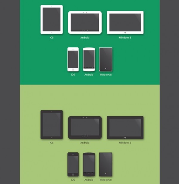 6 Tablet & Smartphone Devices Icons Set windows 8 web unique ui elements ui tablet stylish smartphone set quality original nexus new modern iphone ipad ios interface icons hi-res HD fresh free download free elements download devices detailed design creative clean android   