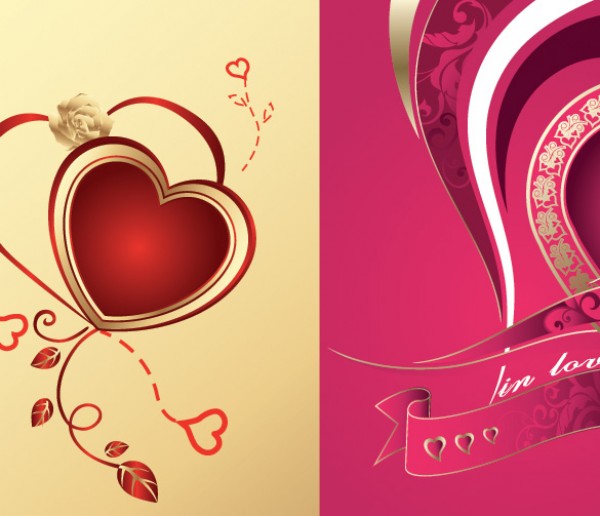 Beautifull vector hearts yellow vector red psd photoshop illustrator hearts heart free vectors free downloads cdr ai   