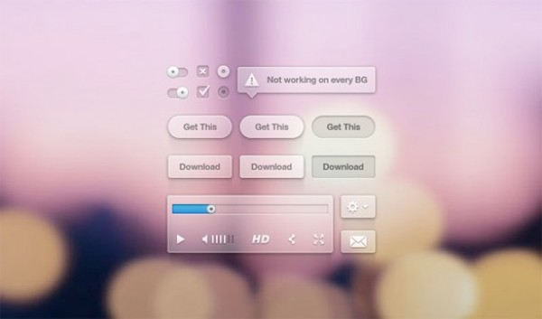 Crisp Transparent Web UI Elements Kit PSD web video player unique ui set ui kit ui elements ui transparent tooltip toggle stylish radio buttons quality psd player original on/off switch new modern kit interface hi-res HD fresh free download free elements download detailed design creative clean check buttons buttons   