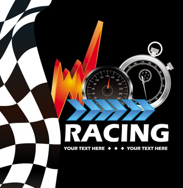 Exciting Racing Theme Vector Background winner web vector unique ultimate timer stylish start racing flag racing raceway race quality pack original new modern illustrator icons high quality graphic fresh free download free download design creative clock checkered flag black and white flag background arrows   