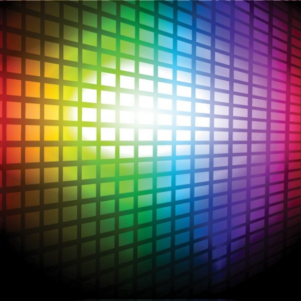 Colorful Glow Grid Abstract Vector Background web vector unique stylish rainbow quality original modern illustrator high quality grid graphic glowing futuristic fresh free download free eps download design creative colors colorful background abstract 3d   