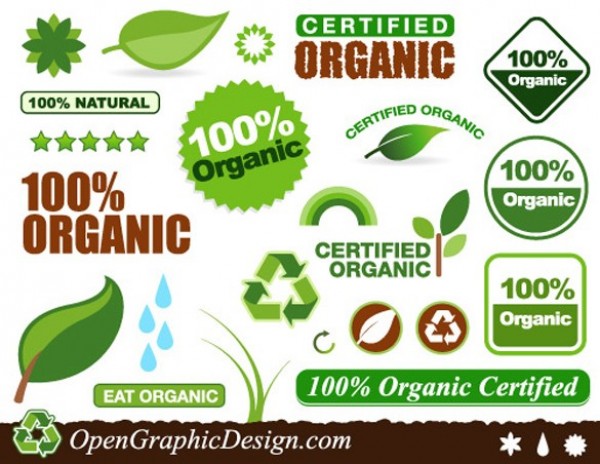 Organic Green Web Elements Vector Set web vector unique ui elements stylish stickers set quality pack original organic new natural labels interface illustrator icons high quality hi-res HD green icons green graphic fresh free download free eps elements ecology eco icons eco friendly eco download detailed design creative ai   