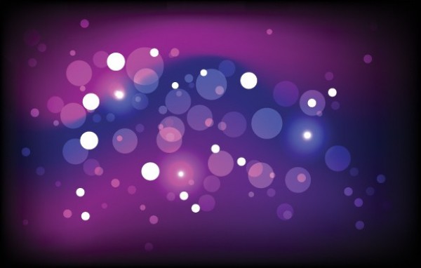 Glowing Aura Abstract Bokeh Vector Background web vector unique stylish space quality purple original magical lights illustrator high quality graphic glow fresh free download free eps download design deep blue dark creative bokeh blurred blue background aura   