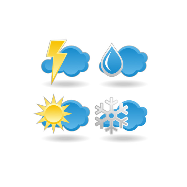 4 Weather Forecast Vector Icons Set web weather icons set weather icons weather vector unique ui elements stylish set quality original new interface illustrator icons high quality hi-res HD graphic fresh free download free forecast eps elements download detailed design creative cloud climate cdr ai   