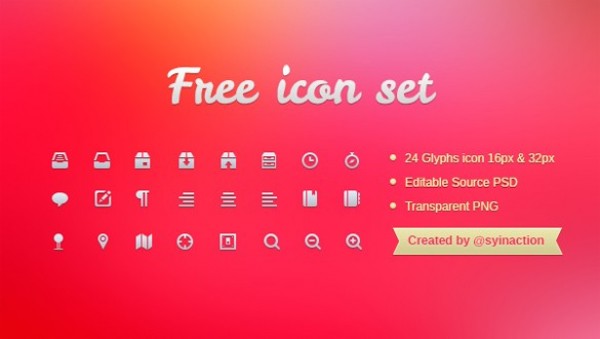 24 Amazing Toolbar Glyph Icons Set PSD/PNG web unique ui elements ui toolbar stylish set quality psd png original new navigation modern interface icons hi-res HD glyph icons glyph fresh free download free elements download detailed design creative clean 32px 16px   