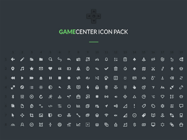 Gamecenter Icons Mega Pack set games gamecenter icons game icons   