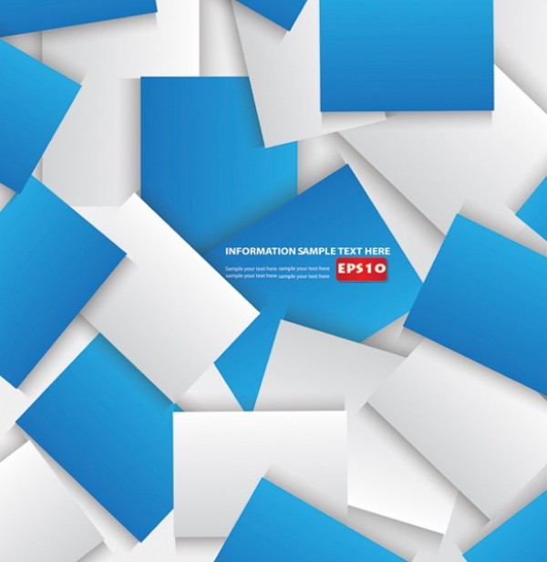 Blue & White Paper Squares Vector Background white web vector unique ui elements stylish squares quality papers paper squares original notes new interface illustrator high quality hi-res HD graphic fresh free download free eps envelopes elements download detailed design creative blue background   