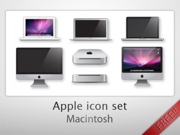 7 Apple Mac Web Icons Set PSD web unique ui elements ui stylish set screen quality psd original new monitor modern mac screen mac monitor mac mini icon Mac Mini mac interface icons icon hi-res HD fresh free download free elements download detailed design creative clean apple   