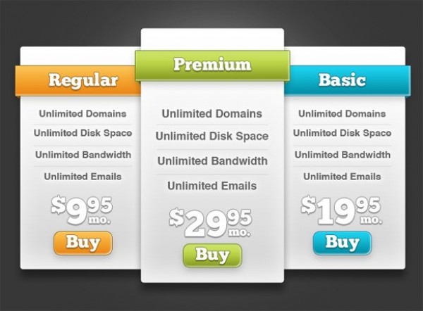 Clean Matching Price Plan Table PSD web unique ui elements ui table stylish simple quality product pricing table price plan original new modern matching price interface hi-res HD fresh free download free elements download detailed design creative comparison table clean   