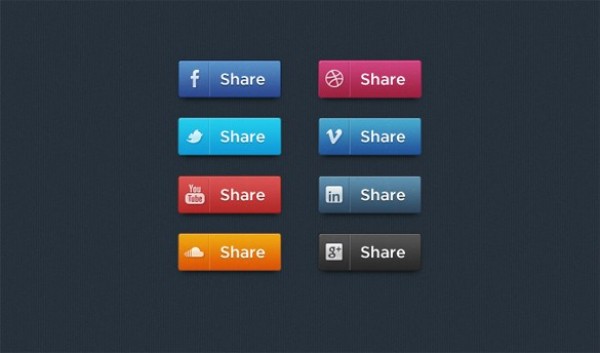 8 Incredible Social Share Buttons Set PSD web unique ui elements ui stylish social share buttons social share set quality psd original new networking modern interface icons hi-res HD fresh free download free elements download detailed design creative clean buttons   