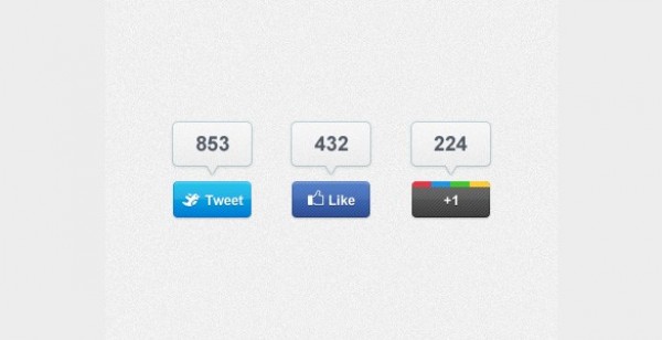 3 Social Share Buttons with Counters Set PSD web unique ui elements ui tweet stylish social share buttons set social share buttons social share set quality psd original new modern like interface hi-res HD fresh free download free elements download detailed design creative clean buttons +1   