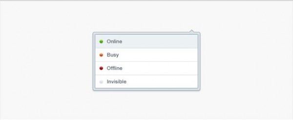 Blue Online Status Popover PSD web unique ui elements ui stylish status quality psd popover original online status online offline new modern light interface hi-res HD fresh free download free elements download detailed design creative clean busy blue   