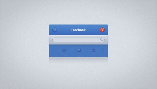 Blue Facebook Search Mini Widget PSD widget web unique ui elements ui toolbar stylish search field quality psd original new modern mini interface inset icons hi-res HD fresh free download free facebook elements download detailed design creative counter button clean blue   