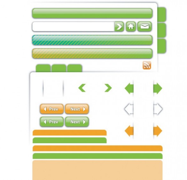 Smooth Green Vector Web UI Kit web kit web vector unique ui kit ui elements tabs stylish search field quality original orange new kit interface illustrator high quality hi-res HD green graphic fresh free download free forms elements download detailed design creative buttons bar   