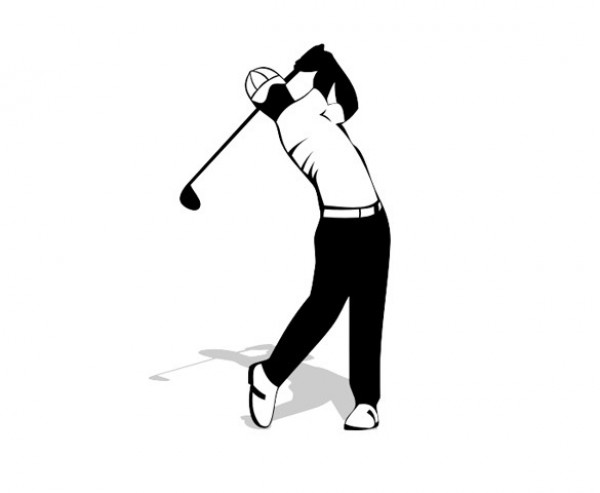Golf Back Swing Vector Silhouette web vector golfer vector unique ui elements swing stylish silhouette quality original new interface illustrator high quality hi-res HD graphic golfer golf swing golf silhouette golf fresh free download free eps elements download detailed design creative cdr back swing ai   