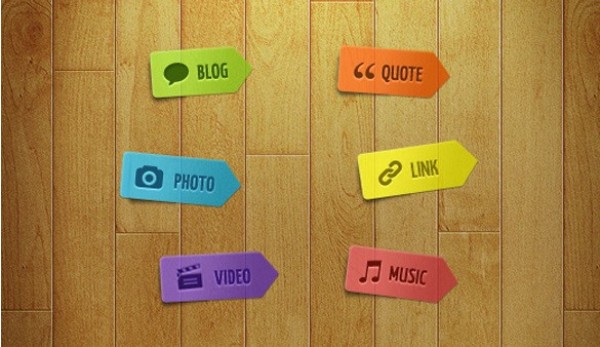 6 Colorful Original Category Sticker Tags PSD web unique ui elements ui tags stylish stickers set quote quality psd original new music modern Link interface hi-res HD fresh free download free elements download detailed design creative colorful clean bright blog   