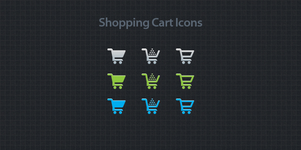 9 Showy Shopping Cart Icons Set shopping cart icon shopping cart set icons ecommerce   