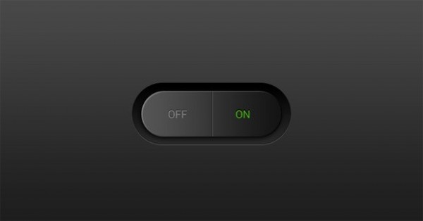 Smooth Dark On/Off Switch Template PSD web unique ui elements ui toggle switch stylish quality psd original on/off switch on off switch on off new modern interface hi-res HD fresh free download free elements download detailed design dark creative clean checkbox check box   