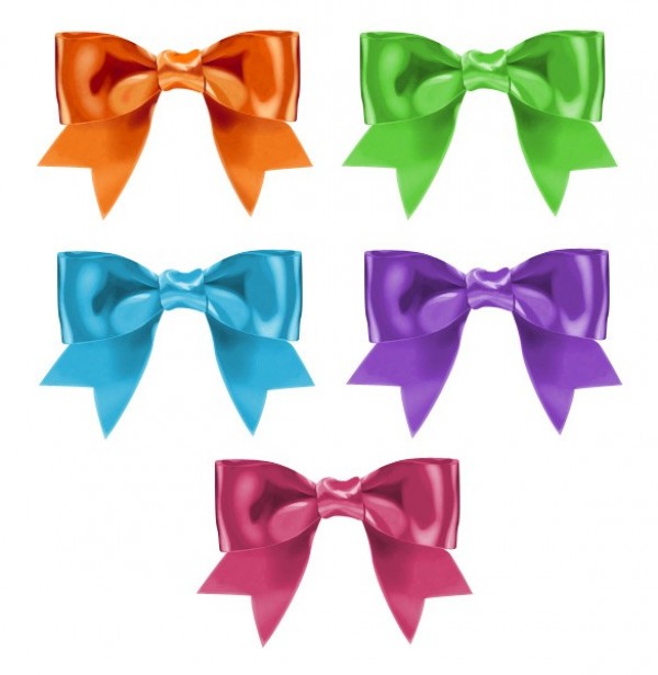 Glossy Satin Ribbon Bow Icons Set PSD/PNG web unique ui elements ui tied stylish set satin ribbon quality psd png original new modern interface icons hi-res HD glossy fresh free download free elements download detailed design creative colors colorful clean bow   