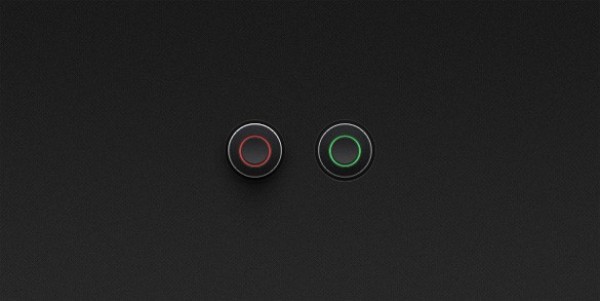 Dark Ring Style On/Off Buttons Set PSD web unique ui elements ui switches stylish simple on off switches set round quality psd original on/off buttons on/off on off new modern luminous interface hi-res HD fresh free download free elements download detailed design dark creative clean buttons   