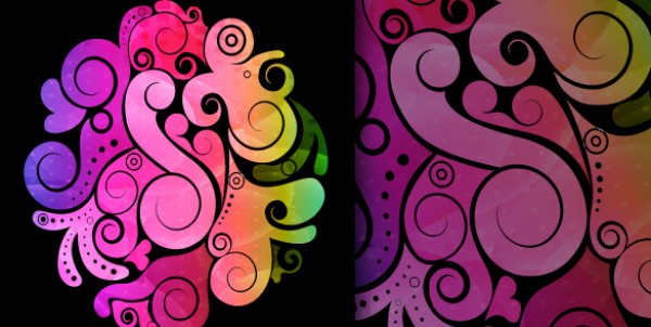 Free Swirly Vector Background vector swirly swirl photoshop illustration freebie free vectors free psd free downloads free florish eps Detailed Illustrations cdr ai   