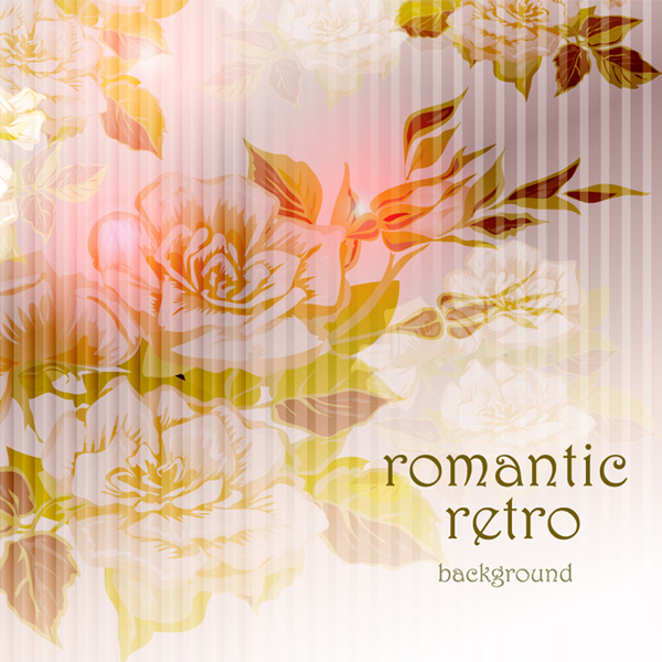 Romantic Vintage Roses Lined Background web vintage vector unique ui elements subtle stylish striped soft roses romantic floral background romantic retro quality pink original new lined interface illustrator high quality hi-res HD graphic fresh free download free flowers floral eps elements download detailed design delicate creative background   
