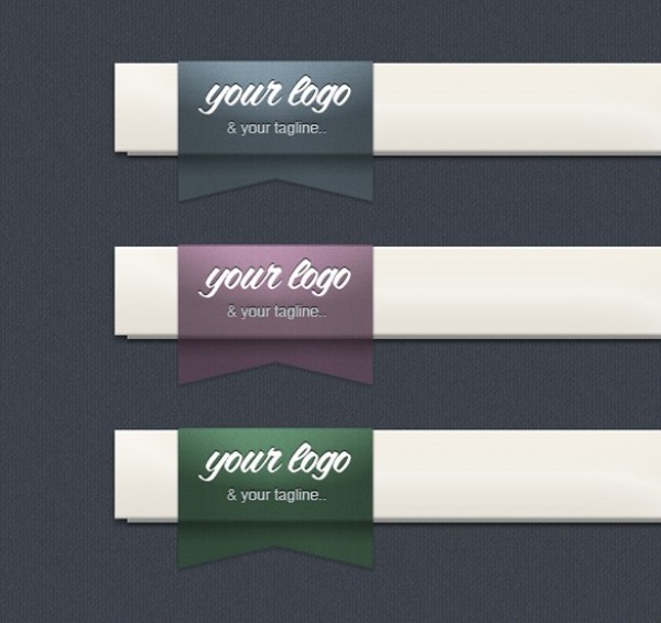 3 Ribbon Logo Sliders for Header PSD web unique ui elements ui tagline stylish slider set ribbon slider ribbon quality psd placement original new modern logo badge logo interface hi-res header badge header HD fresh free download free elements download detailed design creative clean badge   