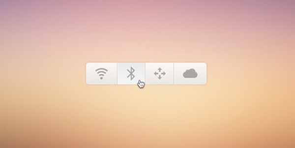 Sleek Minimal White Toolbar Interface PSD wifi white web unique ui elements ui toolbar stylish quality psd original new modern light interface icons iconic hi-res HD fresh free download free elements download detailed design creative cloud clean   