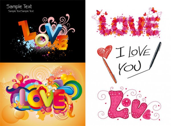 5 Unique Abstract Love Vectors web vectors vector graphic vector valentine's day Valentine unique ultimate ui elements romance retro quality psd png photoshop pack original new modern love jpg illustrator illustration ico icns i love you high quality hi-def heart HD fresh free vectors free download free flowers elements download different design creative colorful ai   