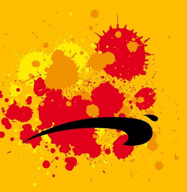 Bold Grunge Paint Splatters Vector Background web vector unique stylish splatters splats splashes quality paint original new modern illustrator high quality grungy grunge graphic fresh free download free download design creative bright bold background abstract   