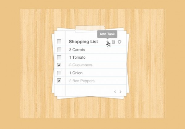 Little Web Notepad To Do List PSD web unique ui elements ui todo list to do list task list stylish sticky note quality psd original notes notepad new modern list interface hi-res HD fresh free download free elements download detailed design creative clean   