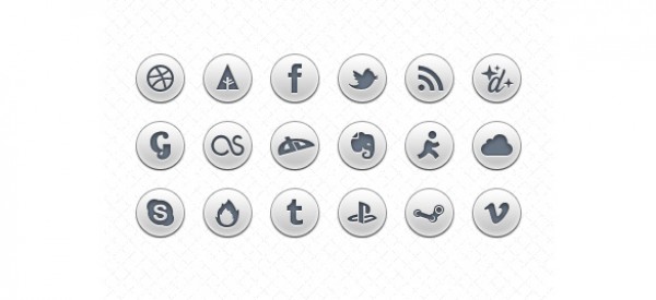 18 Round Silver Social Icons Set PSD web vectors vector graphic vector unique ultimate ui elements social media social icons social simple silver shiny round quality psd png photoshop pack original new networking modern jpg illustrator illustration icons ico icns high quality hi-def HD fresh free vectors free download free elements download design creative clean ai   