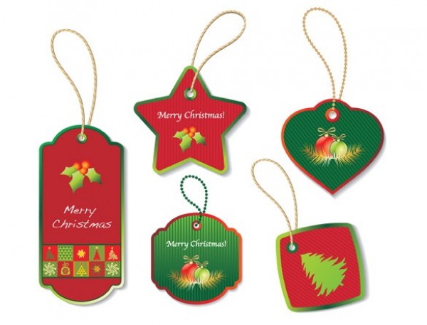 Textured Christmas Vector Labels/Tags Set web vector unique ui elements tree tags stylish sales red quality original new labels interface illustrator high quality hi-res HD green graphic fresh free download free elements ecommerce download detailed design creative christmas   