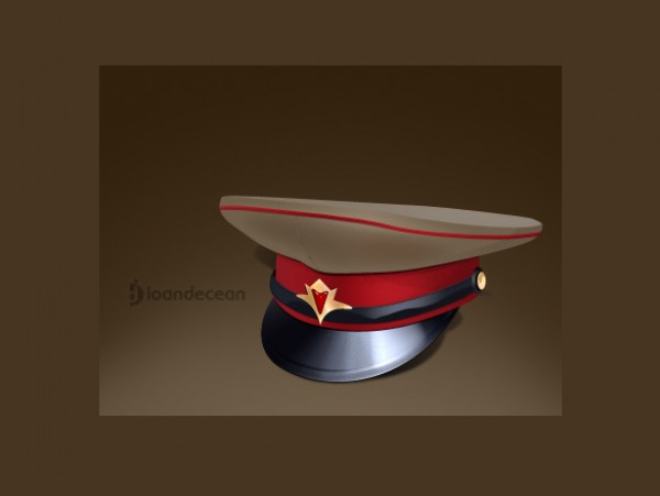 Realistic Officer's Cap Icon web vectors vector graphic vector unique ultimate ui elements quality psd png photoshop pack original official officers hat new modern jpg illustrator illustration icon ico icns high quality hi-def HD hat icon hat fresh free vectors free download free elements download design creative cap icon cap ai   