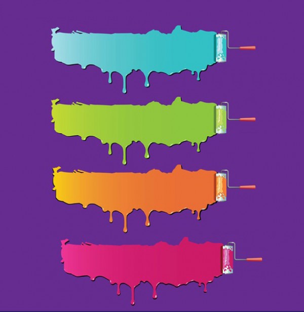 Colorful Paint Swipes Vector Graphics web vectors vector graphic vector unique ultimate swipe strokes roller quality photoshop painting paint pack original new modern illustrator illustration high quality fresh free vectors free download free download design creative colorful brush ai   