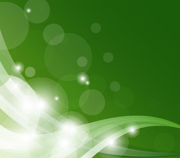 Green Glow Wave Bokeh Abstract Background web wavy waves vector unique ui elements stylish quality original new lines interface illustrator high quality hi-res HD green graphic glowing fresh free download free eps elements download detailed design creative circles bubbles bokeh background abstract   