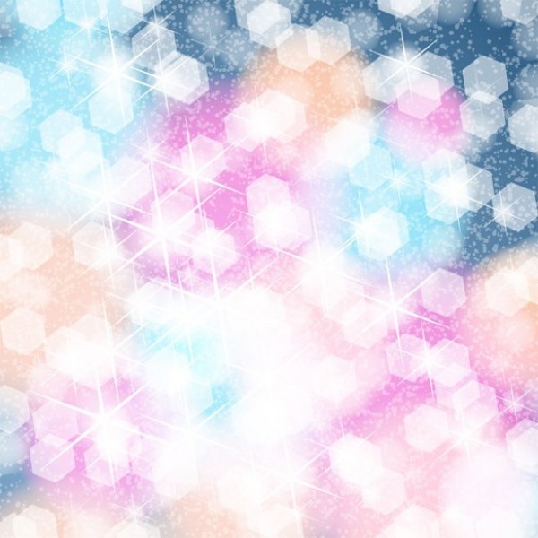 Hexagon Blur Bokeh Abstract Vector Background web vector unique stylish sparkles shapes quality pink original illustrator high quality hexagon graphic glowing fresh free download free eps download design creative bokeh blurred blur blue background abstract   
