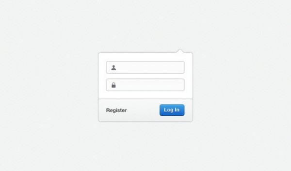 Minimal Tooltip Style Login Form PSD white web unique ui elements ui tooltip stylish signin register quality psd panel original new modern minimal login form login form login light interface hi-res HD fresh free download free form elements download detailed design creative clean button box blue   