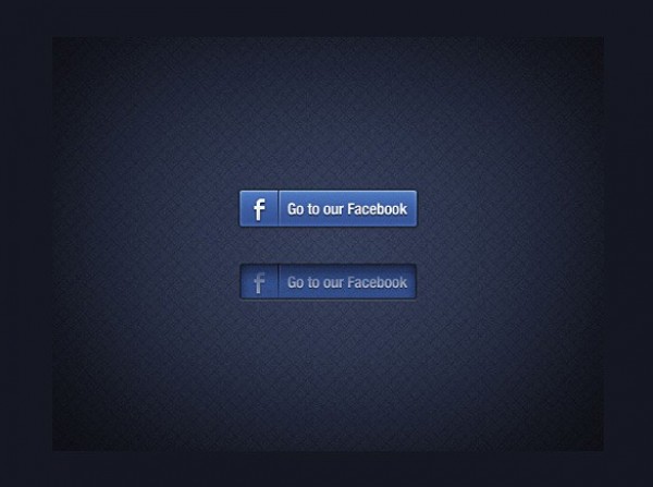 Crisp Facebook Buttons Normal/Pressed PSD web unique ui elements ui stylish simple quality pressed original new modern interface hi-res HD go to facebook fresh free download free facebook button facebook elements download detailed design creative clean call to action button blue   