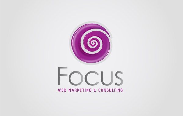 Focus Web Marketing Vector Logotype web vector swirl marketing logotype logo internet free focus   
