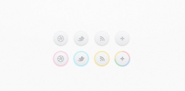 8 Super Clean Social Media Circle Icons Set web unique ui elements ui stylish social icons set round quality psd original new networking modern interface icons html hi-res HD fresh free download free elements download detailed design css creative clean circle bookmarking   